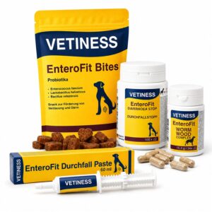 EnteroFit Produktfamilie für Verdauung und Darm bei Hund und Katze